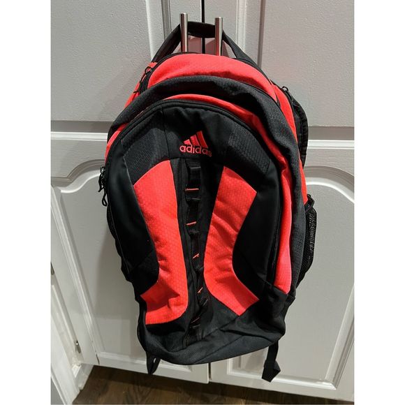 Adidas Load Spring Backpack Black/pink Back - Picture 12 of 12